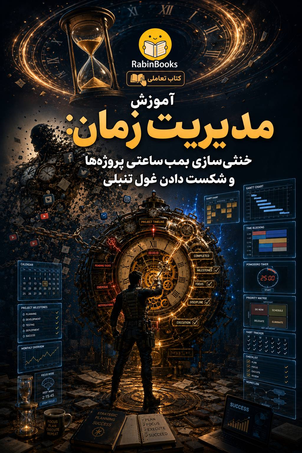 جلد کتاب آموزش مدیریت زمان