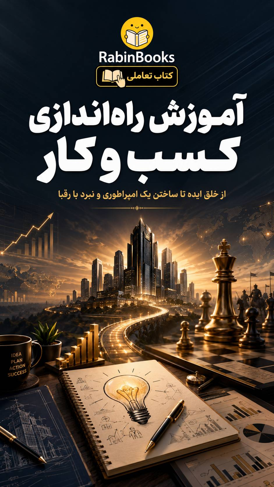 جلد کتاب آموزش راه‌اندازی کسب و کار