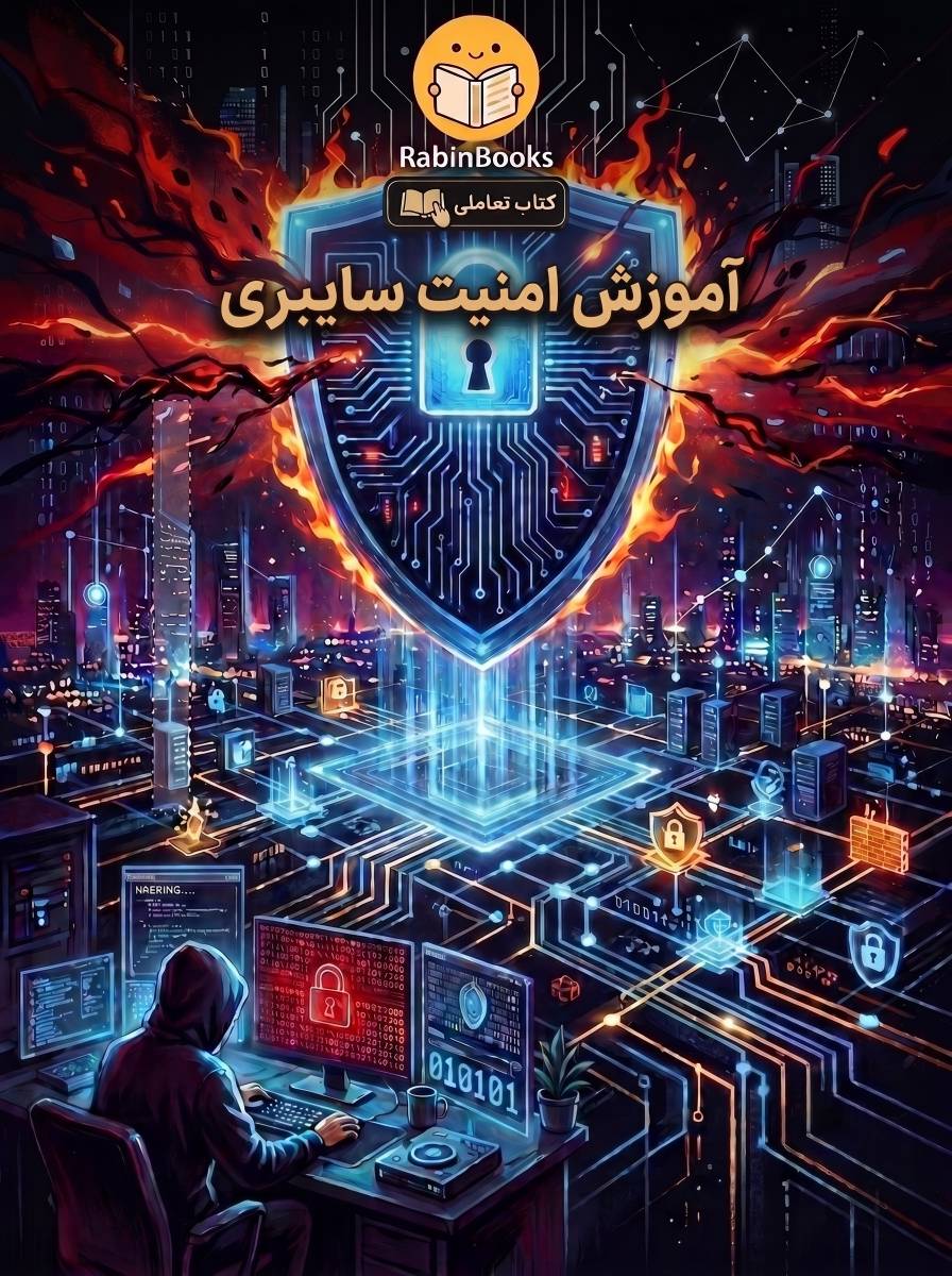 جلد کتاب آموزش امنیت سایبری