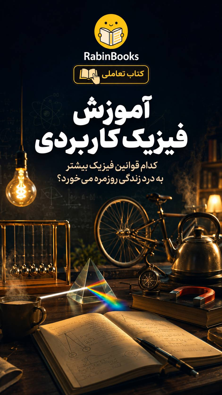 جلد کتاب آموزش فیزیک کاربردی