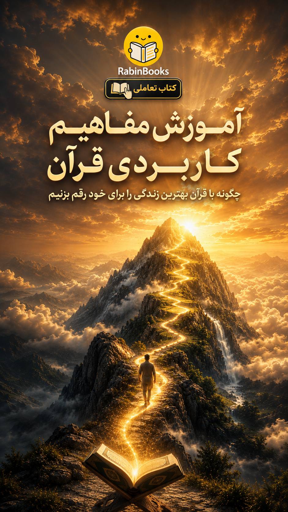 جلد کتاب آموزش مفاهیم کاربردی قرآن