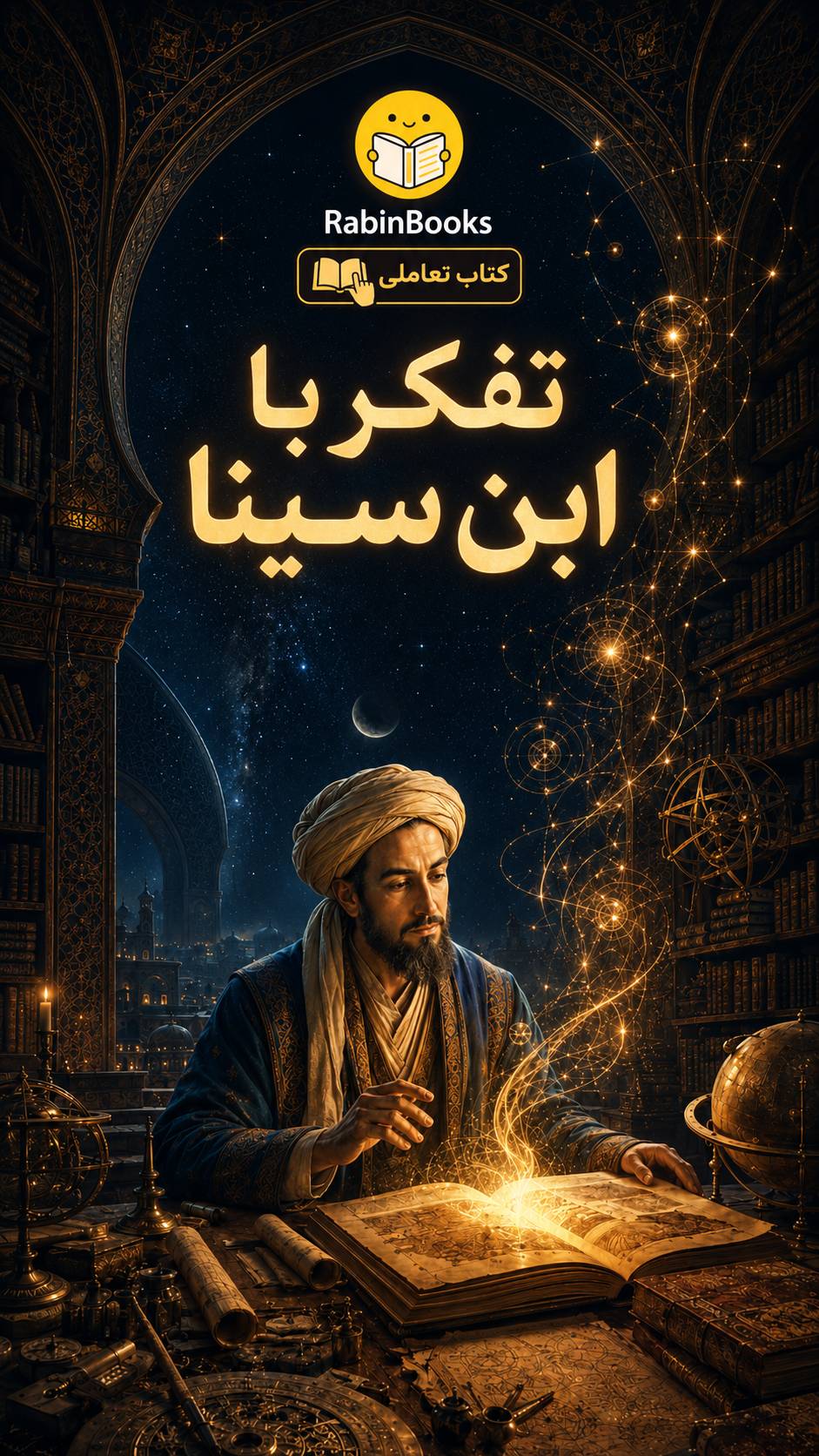 جلد کتاب   تفکر با ابن سینا