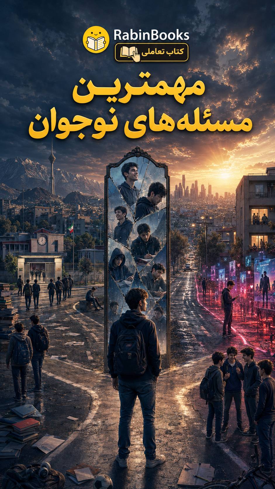 جلد کتاب مهمترین مسئله‌های نوجوان