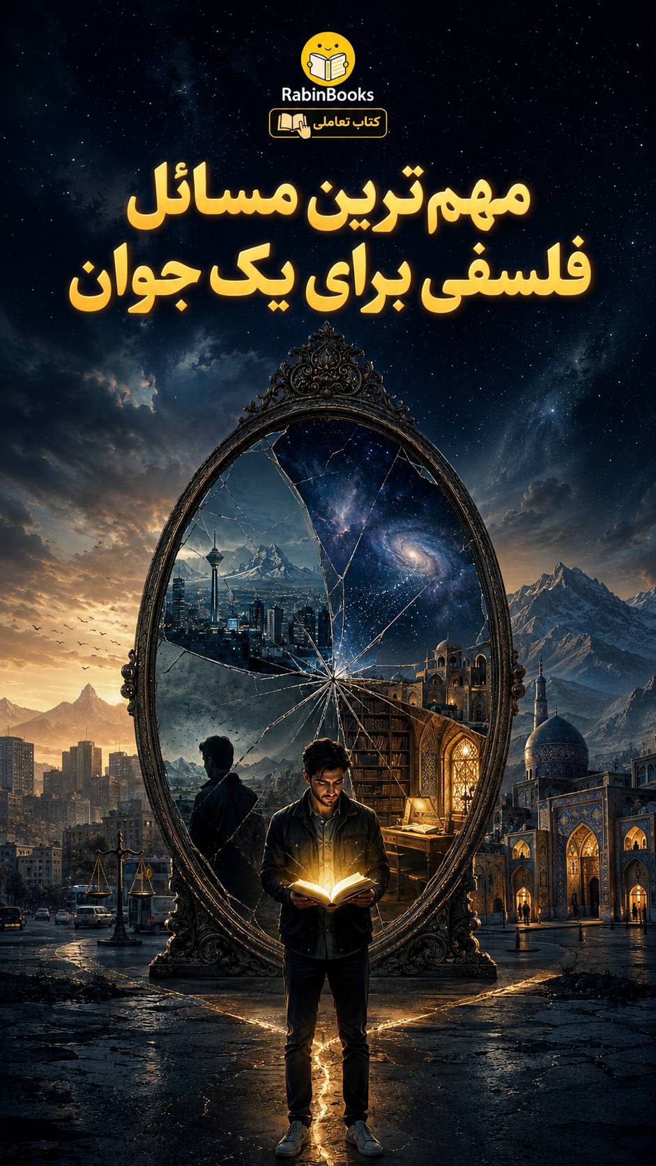 جلد کتاب مهم‌ترین مسائل فلسفی برای یک جوان