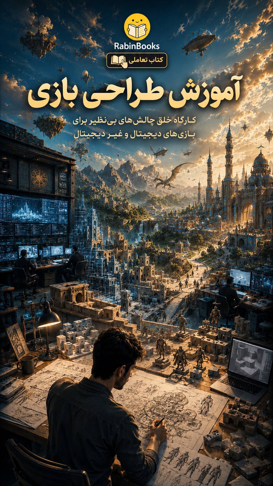 جلد کتاب  آموزش طراحی بازی
