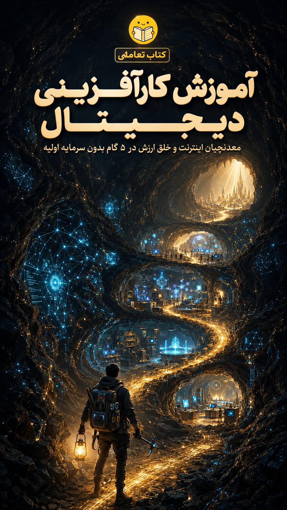 جلد کتاب آموزش کارآفرینی دیجیتال
