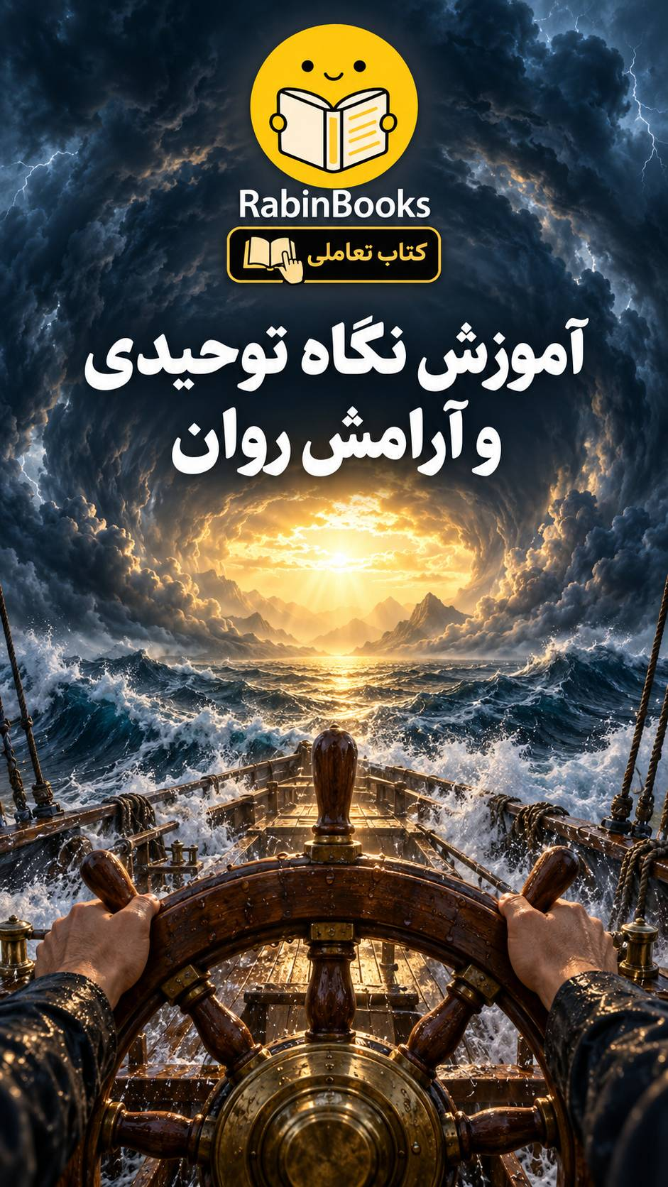 جلد کتاب آموزش نگاه توحیدی و آرامش روان