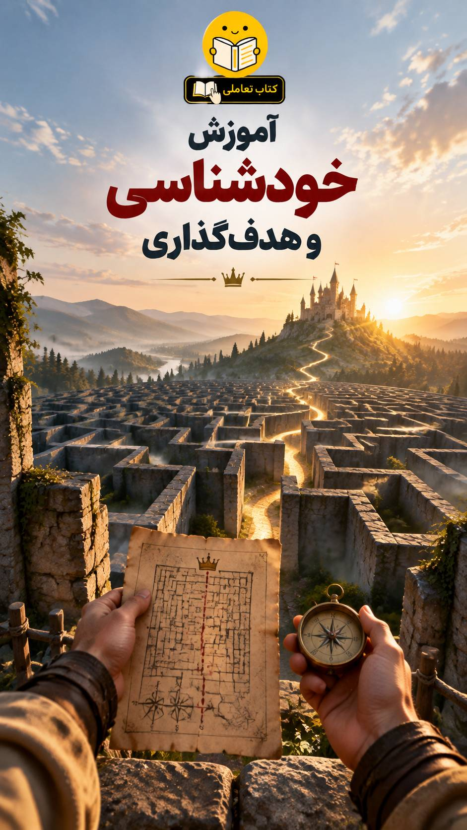 جلد کتاب آموزش خودشناسی و هدف‌گذاری