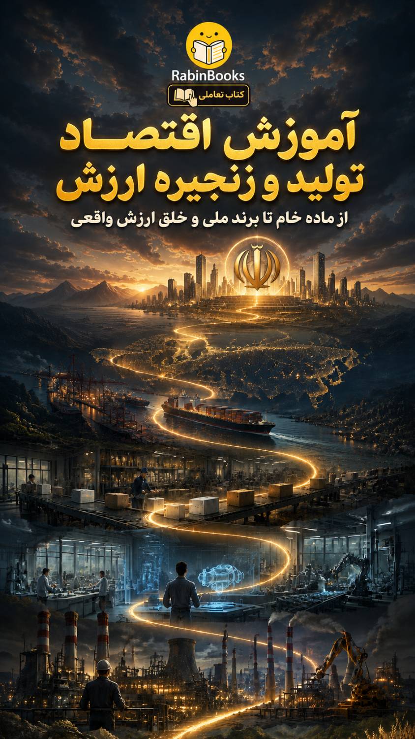 جلد کتاب  آموزش اقتصاد تولید و زنجیره ارزش