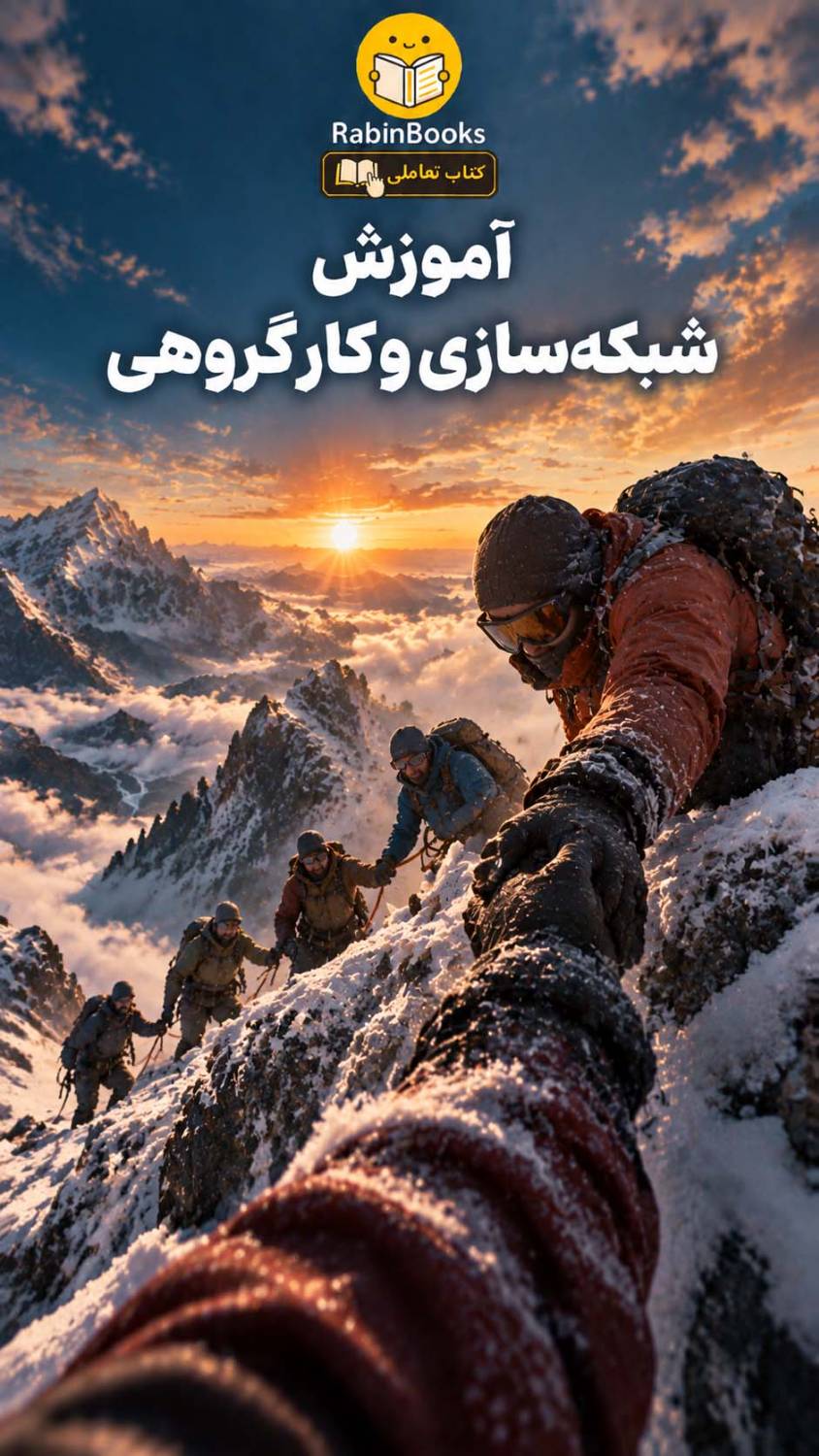 جلد کتاب آموزش شبکه‌سازی و کار گروهی