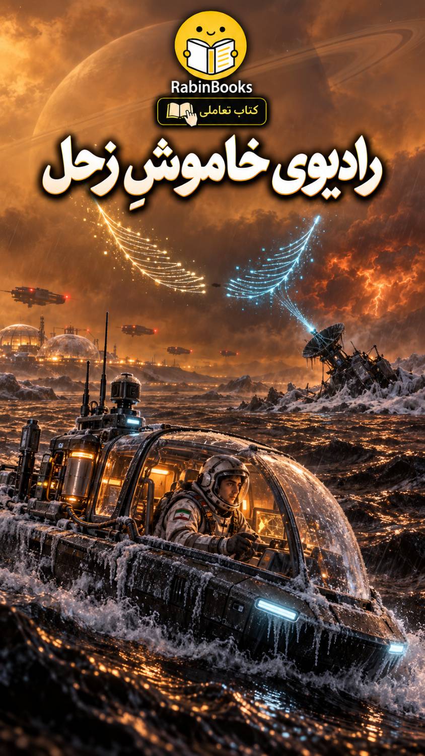 جلد کتاب رادیوی خاموشِ زحل