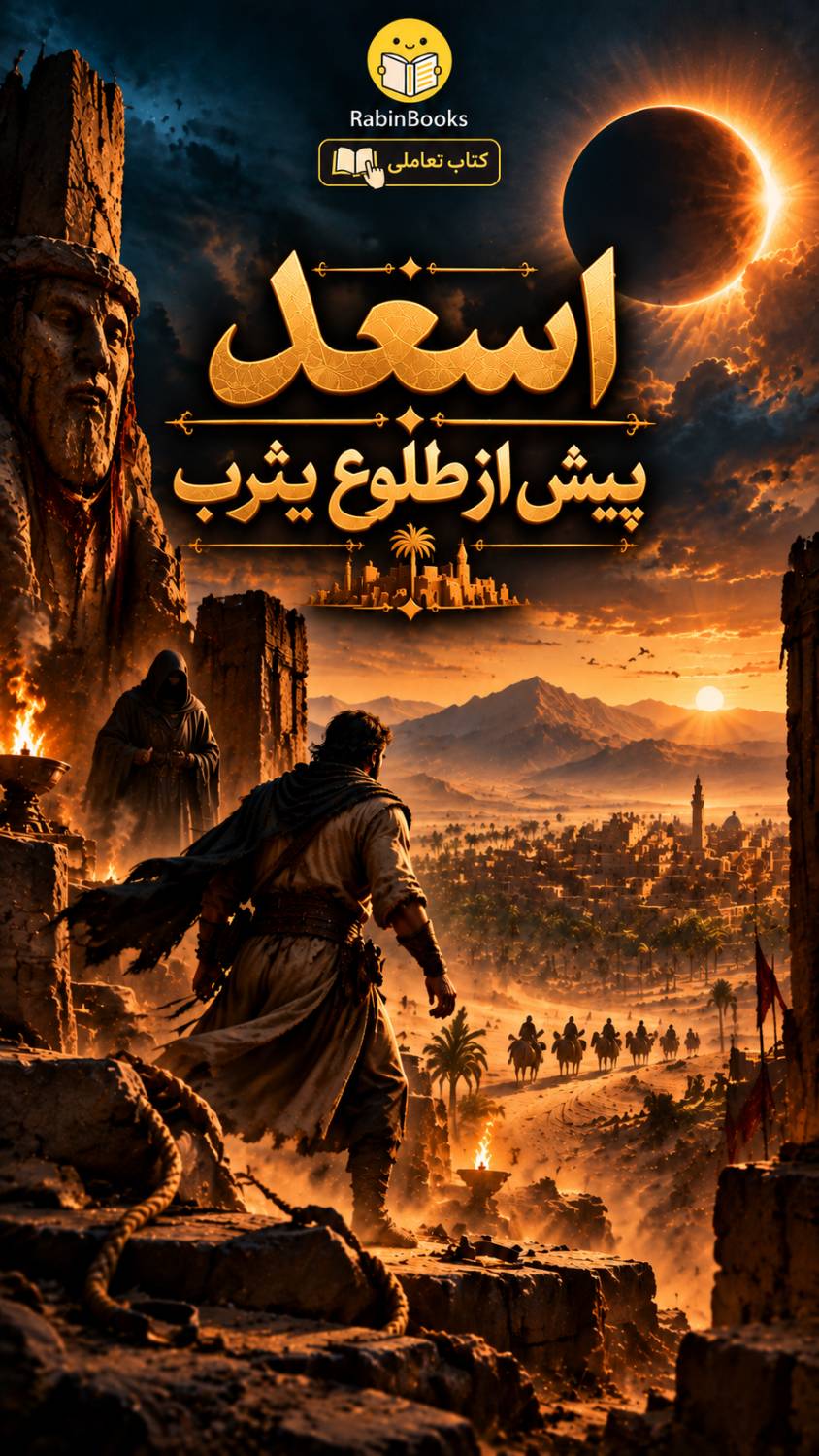 جلد کتاب اسعد؛ پیش از طلوع یثرب