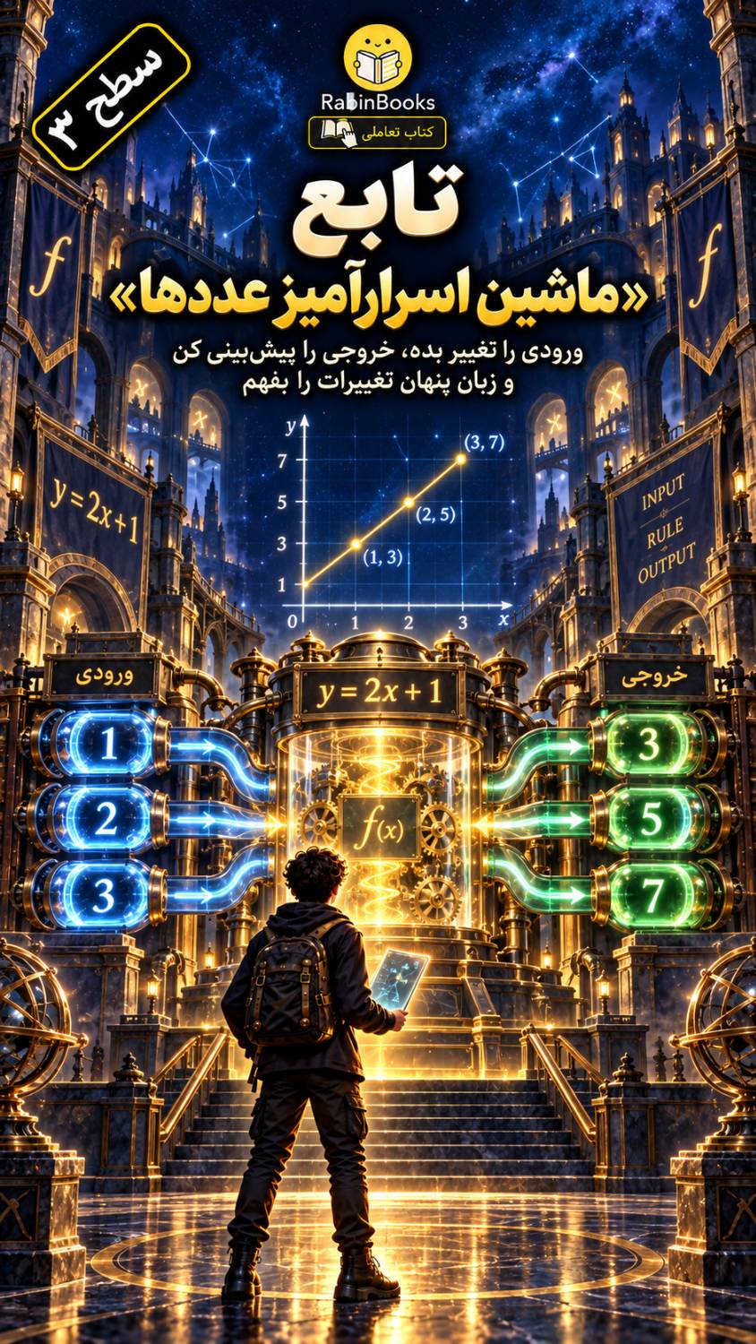 جلد کتاب  تابع — «ماشین اسرارآمیز عددها» 