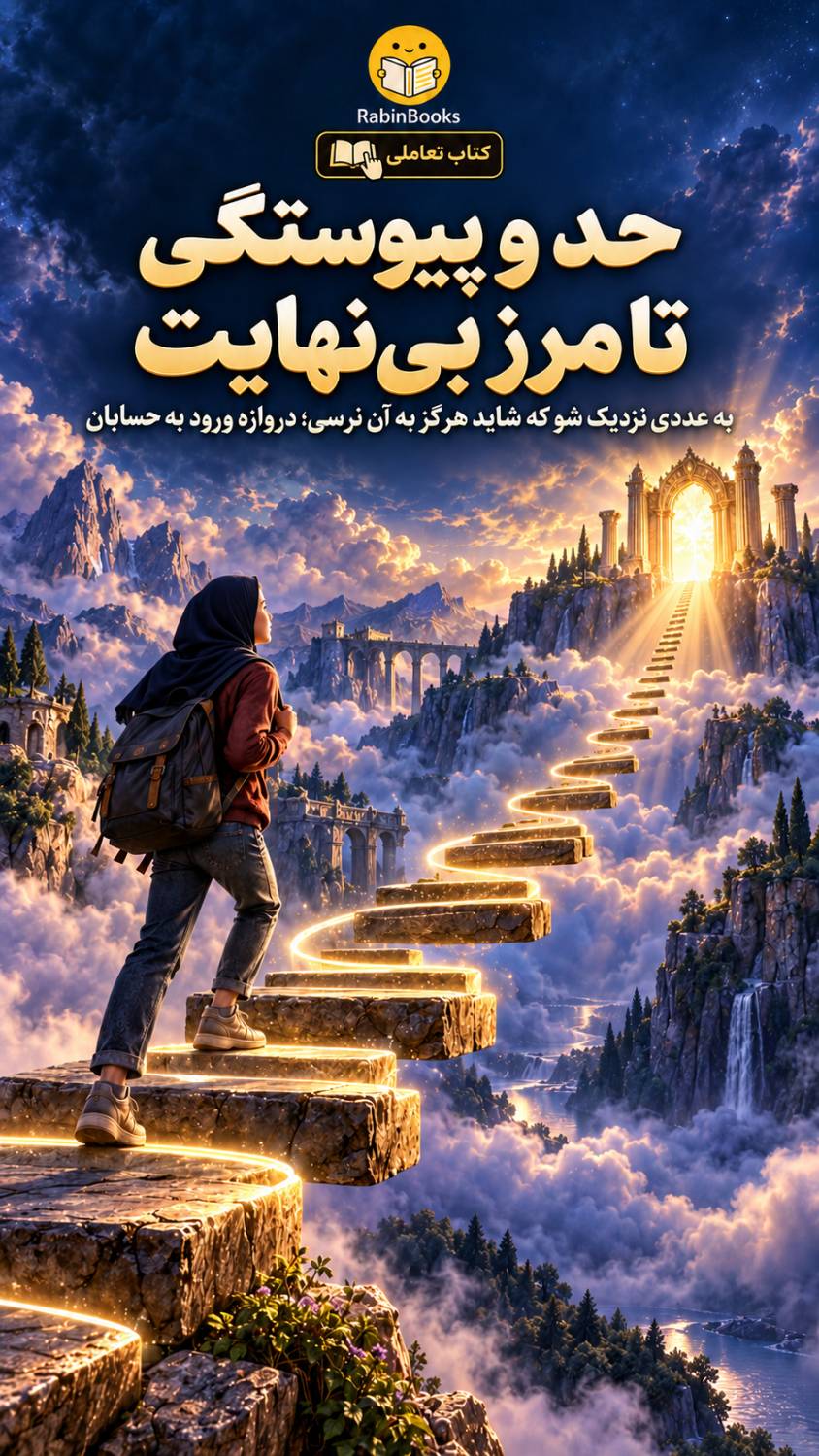 جلد کتاب حد و پیوستگی — «تا مرز بی‌نهایت»