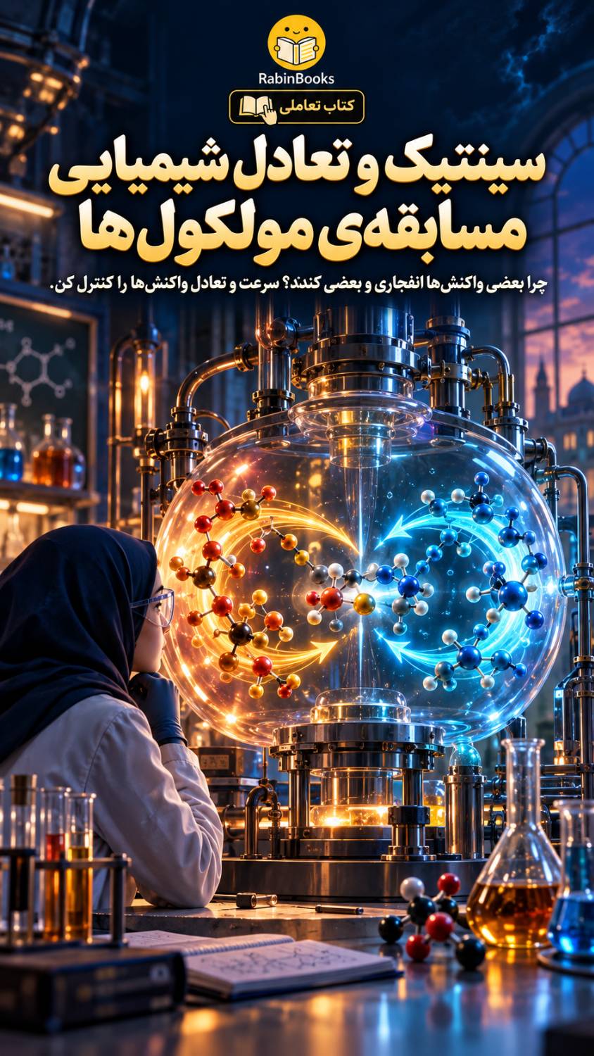 جلد کتاب سینتیک و تعادل شیمیایی