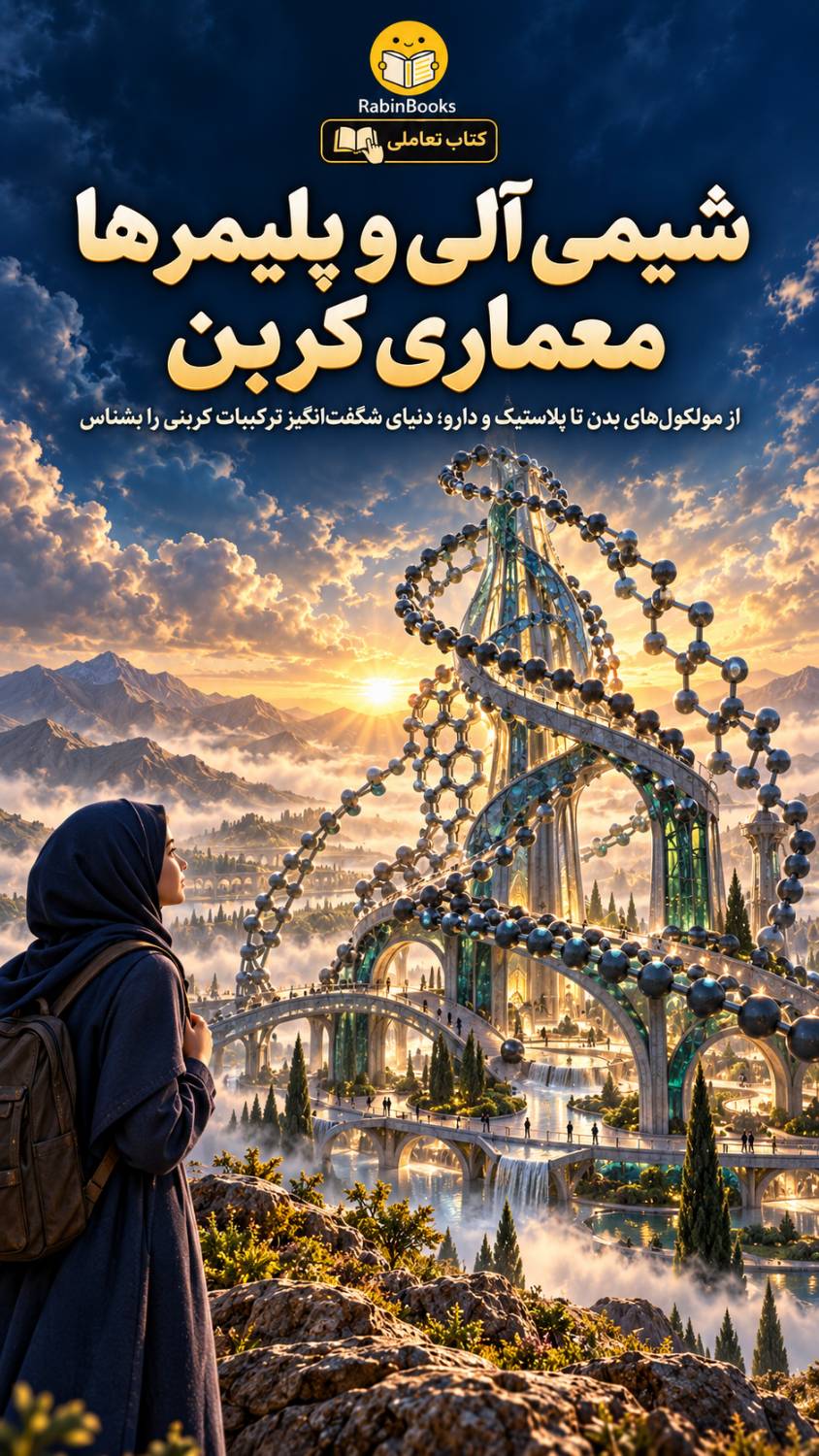 جلد کتاب شیمی آلی و پلیمرها 