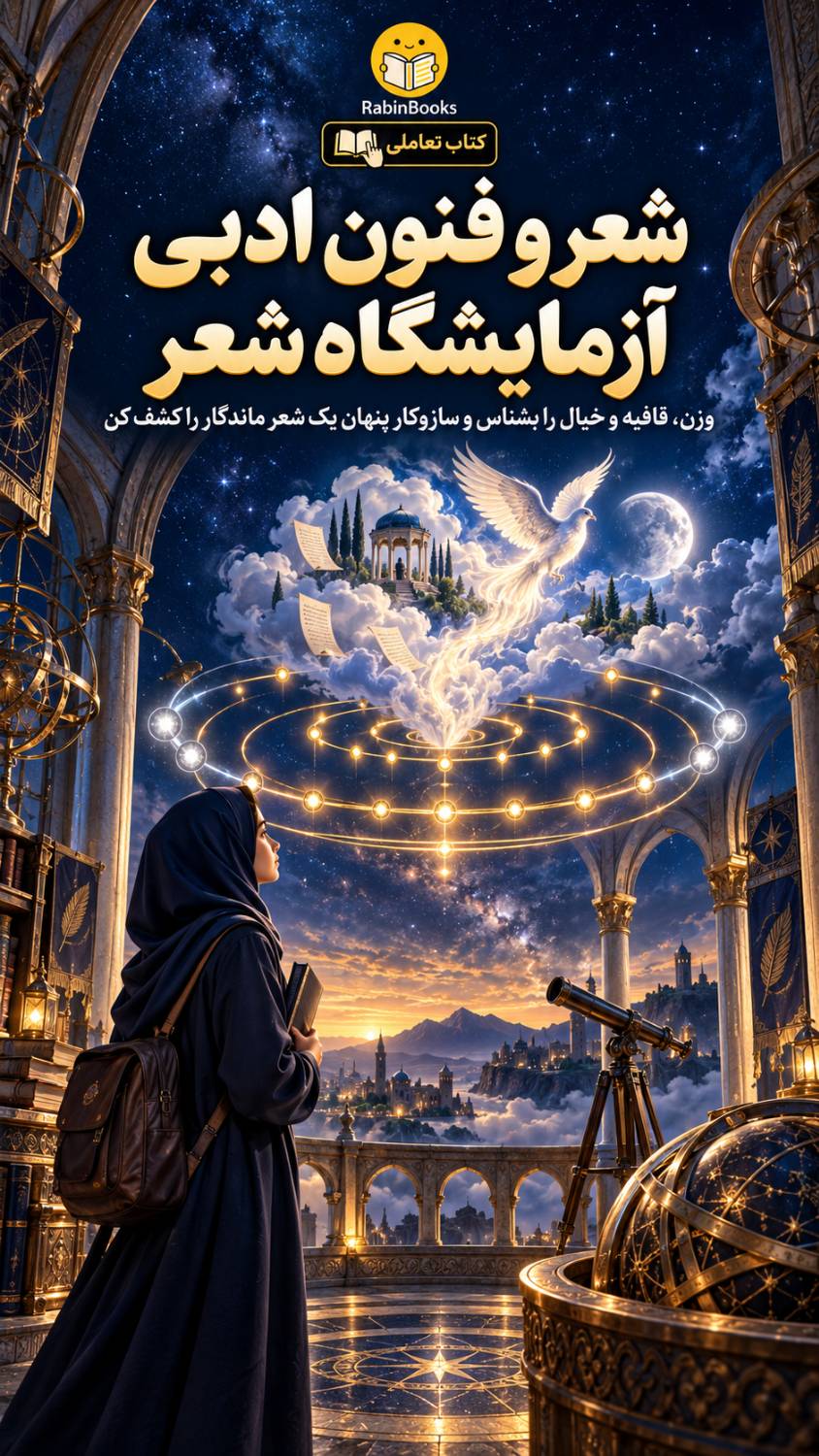 جلد کتاب  شعر و فنون ادبی